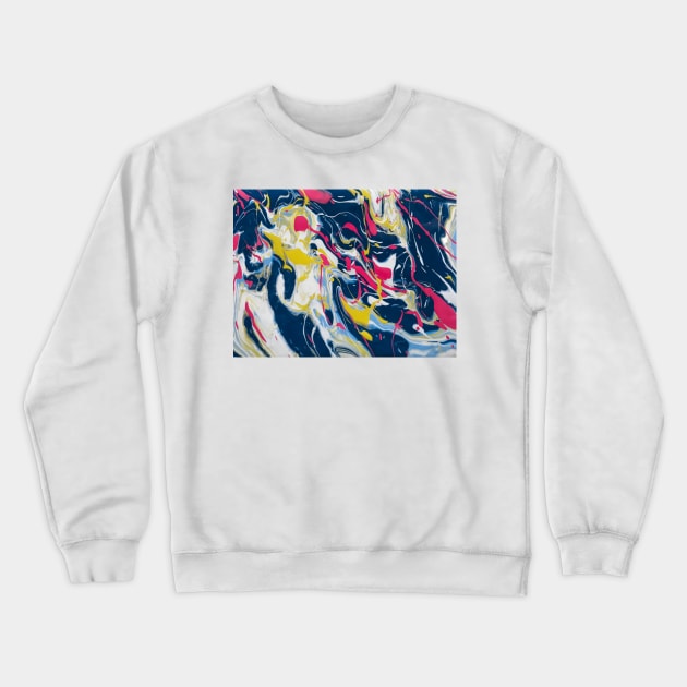 Acrylic Rain Crewneck Sweatshirt by CriSan